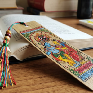 Pattachitra Painted Palm Leaf Bookmark