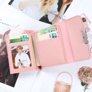 Slim Tri-Fold Ladies Wallet with Card Holder