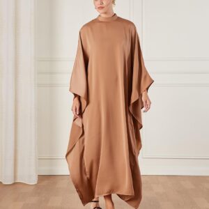 Solid Kaftan Style Maxi Dress