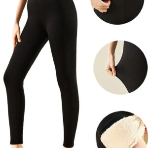 Seamless Fleece-Lined Winter Leggings