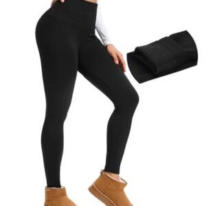 Seamless Fleece-Lined Winter Leggings