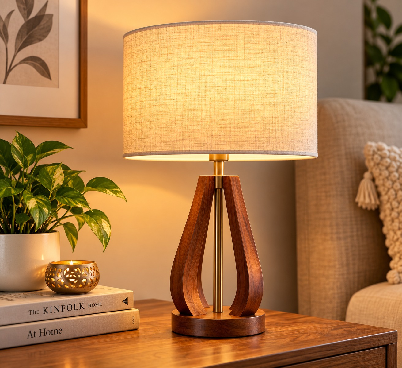 Table Lamp for Bedroom or Living Room